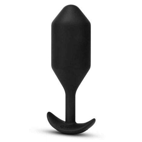 Пробка для ношения с вибрацией B-Vibe Vibrating Snug Plug 5, черная