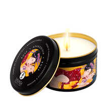 Ароматизированная массажная свеча Shunga Caress By Candlelight, розы