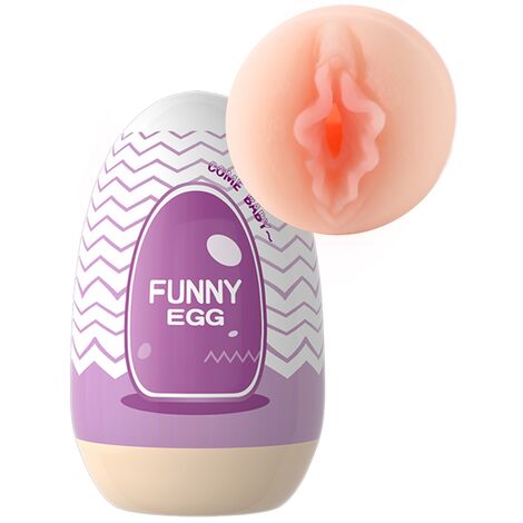 Мастурбатор-яйцо Fanny Egg (вагина), фиолетовый
