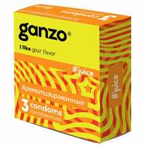 Презервативы Ganzo Juice №3 Ароматизированные 3 шт