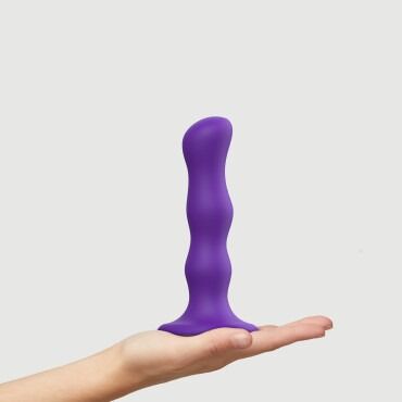 Фаллоимитатор Strap-On-Me Dildo Geisha Ball фиолетовый M, 16,5 см