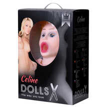 Кукла надувная с реалистичной головой и тремя отверстиями, TOYFA Dolls-X Celine, телесная