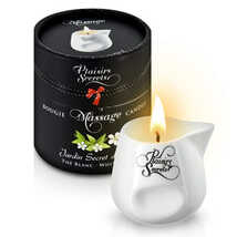 Свеча с массажным маслом аромат белого чая Massage Candle White Tea, 80 мл.