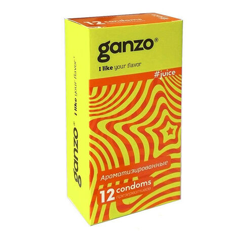 Презервативы Ganzo Juice №12 Ароматизированные