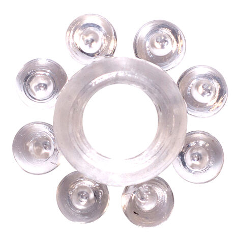 Эрекционное кольцо Rings Bubbles, прозрачное