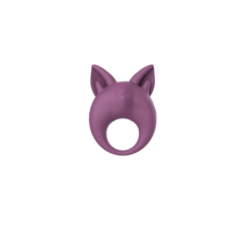 Перезаряжаемое кольцо для клиторальной стимуляции MiMi Animals Kitten Kiki Purple