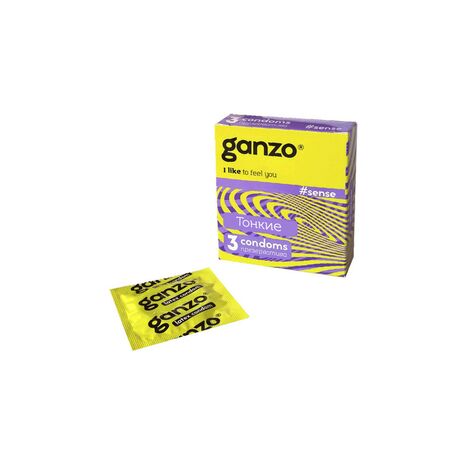 Презервативы Ganzo Sense №3 тонкие