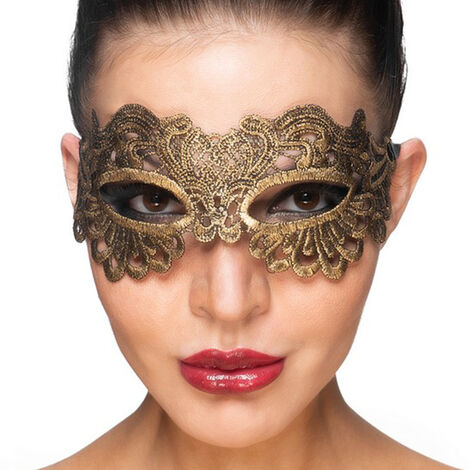 Карнавальная маска Антарес Джага-Джага, золотистая