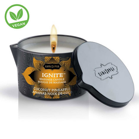 Массажное масло-свеча Ignite Massage Oil Candle Coconut Pineapple - 170 г.