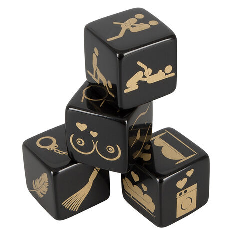 Кубики для любовных игр Dice Set Pack, черные