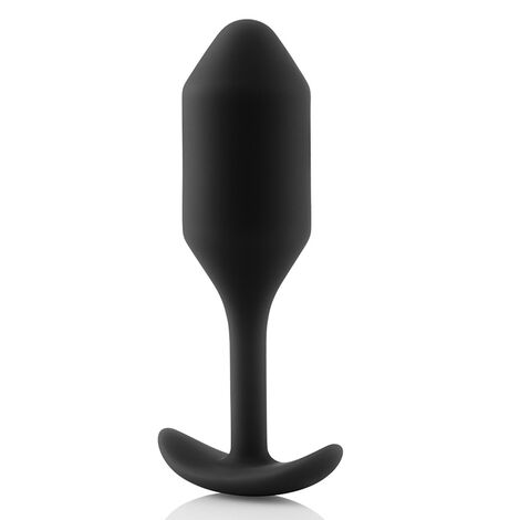 Профессиональная пробка для ношения B-vibe Snug Plug 2, черная