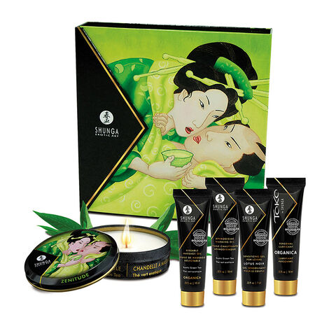 Набор Экзотический зеленый чай Geisha Organica Exotic Green Tea 5 предметов