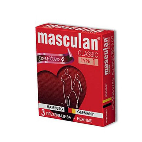 Презервативы Masculan Classic №3 Тип 1 Sensitive нежные