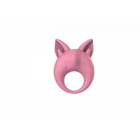 Перезаряжаемое кольцо для клиторальной стимуляции MiMi Animals Kitten Kiki Pink