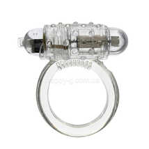 Виброкольцо для пениса Vibro Ring Clear, прозрачное