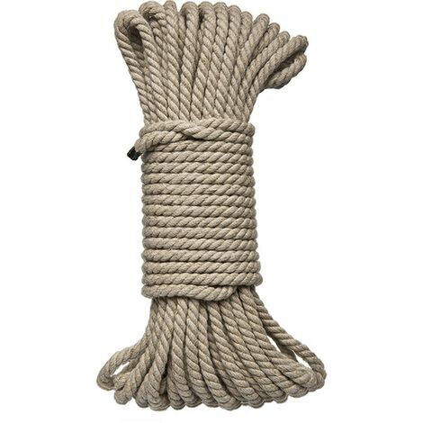 Веревка бондажная Kink Bind & Tie Hemp Bondage Rope 15,2 м., серая