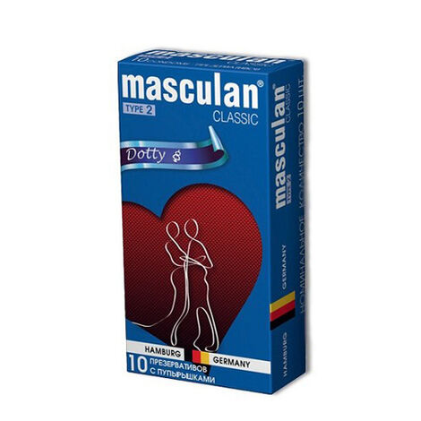 Презервативы Masculan Classic №10 Тип 2 Dotty с пупырышками