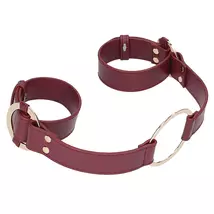 Оковы на руки Ouch Ouch! - Handcuff With Connector - Burgundy