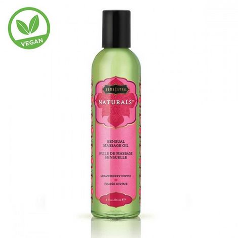 Массажное масло Naturals Massage Oil Strawberry Divine - 236 мл.