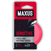 Презервативы ультратонкие с уникальным дизайном Maxus Sensitive №3
