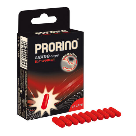 Бад PRORINO Libido Caps для женщин, 10 капсул