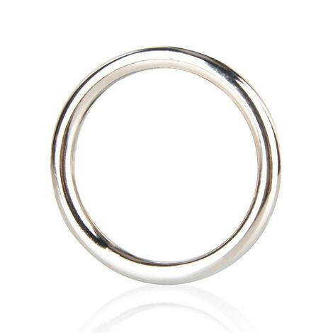 Стальное эрекционное кольцо 3,5 см Steel Cock Ring