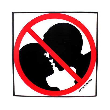 Знак No Kissing