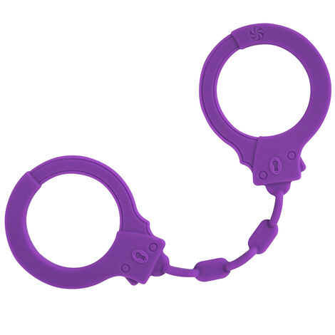 Силиконовые наручники Party Hard Suppression Purple, фиолетовые