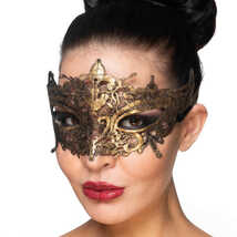 Карнавальная маска Каф Джага-Джага, золотистая