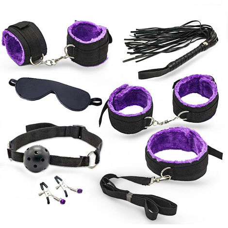 Набор БДСМ Mascarade BDSM Kit 7 предметов, фиолетовый