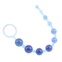 Анальная цепочка Sassy Anal Beads, голубая