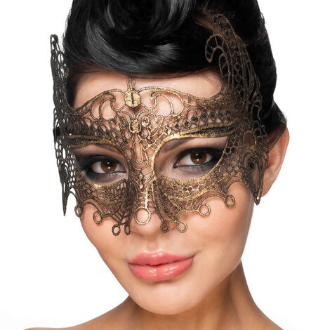 Карнавальная маска Рукба Джага-Джага, золотистая
