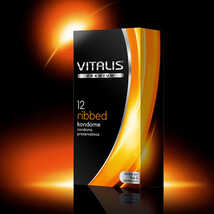 Презервативы VITALIS Premium №12 Ribbed, ребристые