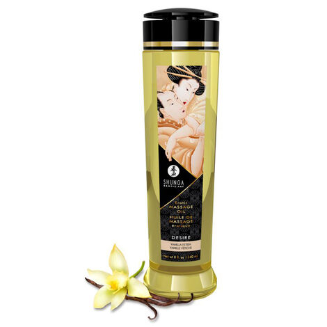 Масло массажное Shunga Erotic Massage Oil Ванильное Желание - 240 мл.
