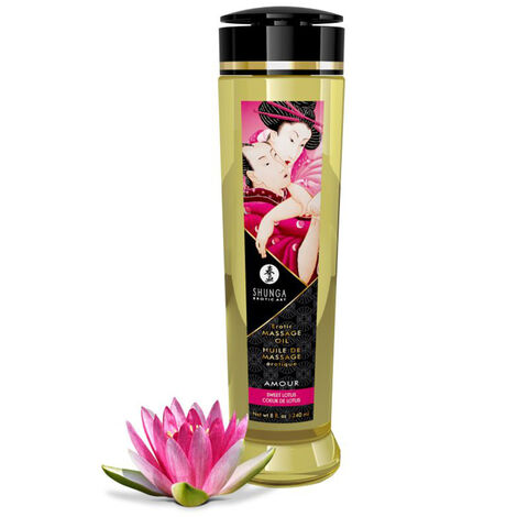 Масло массажное Shunga Erotic Massage Oil Сладкий Лотос - 240 мл.