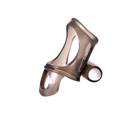 Эрекционное кольцо на пенис TOYFA XLover, Термопластичный эластомер (TPE), черный, 7 см