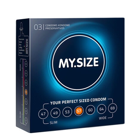 Презервативы MY.SIZE №3 размер 57 - 3 шт.