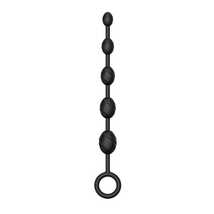 Анальная цепочка (бусы) №03 Anal Chain, чёрная