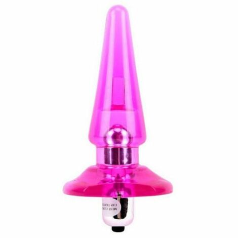 Втулка анальная с вибрацией Nicole Vibra Plug Pink, розовая