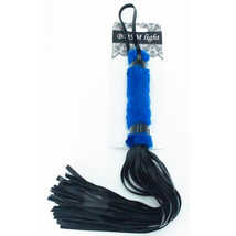 Нежная плеть с синим мехом BDSM Light