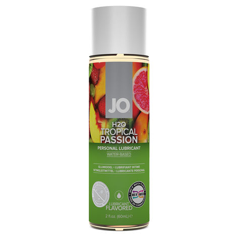Вкусовой любрикант с ароматом тропических фруктов JO Flavored Tropical Passion - 60 мл.