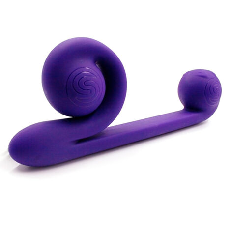 Вибромассажер для двойной стимуляции Snail Vibe, фиолетовый