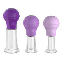 Набор мини помп-присосок разного размера Fantasy For Her Nipple Enhancer Set, фиолетовый