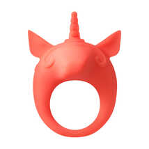 Эрекционное Кольцо Mimi Animals Unicorn Alfie Orange, оранжевое