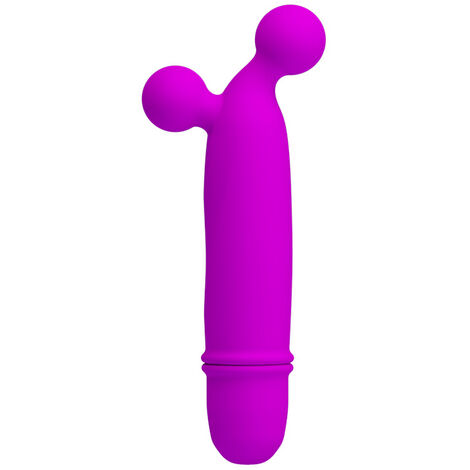 Вибромассажер со стимулирующими шариками Baile Pretty Love Goddard, фиолетовый