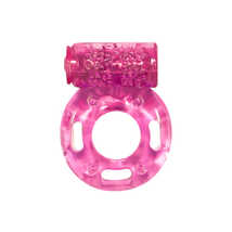 Эрекционное кольцо с вибрацией Rings Axle-pin, розовое