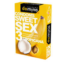 Презервативы для орального секса Domino Sweet Sex Tropicana, прозрачные