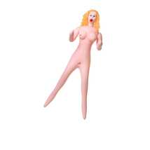 Кукла надувная Dolls-X by TOYFA Celine с реалистичной головой, блондинка, с тремя отверстиями
