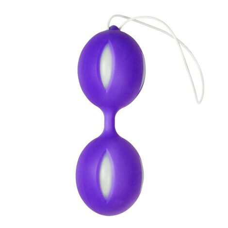 Шарики вагинальные для тренировок по системе Кегеля Wiggle Duo Kegel Ball, фиолетовые