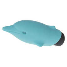 Минивибратор в форме дельфина Lastic Pocket Dolphin, бирюзовый